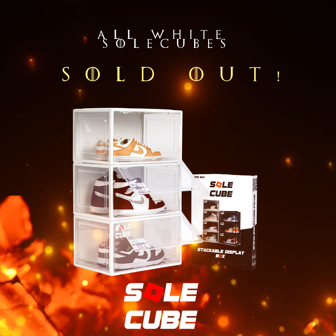 WHITE SHOE STORAGE BOXES NOW SOLD OUT!
