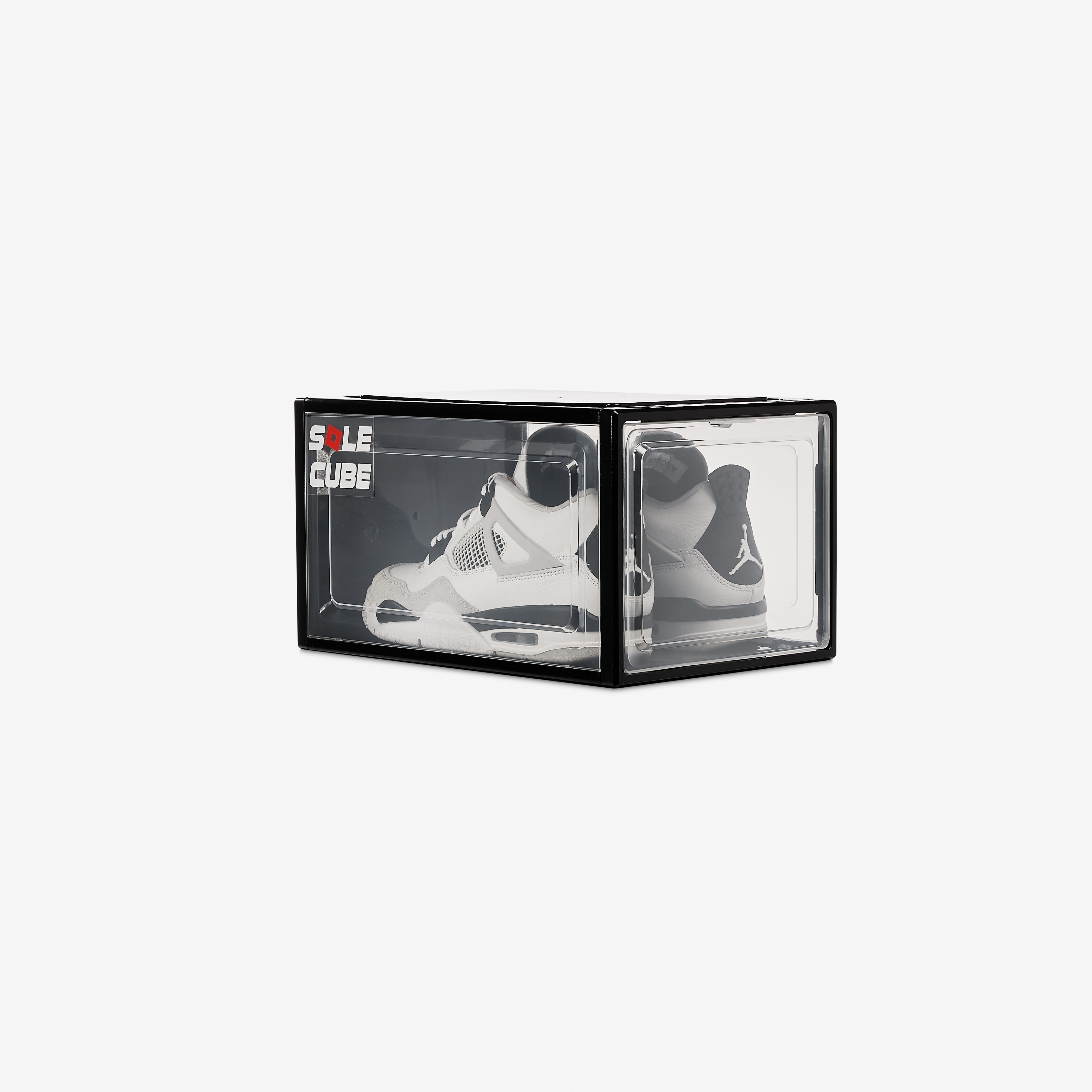 SoleCube - Black 'Dropfront' Shoe Display Storage Box