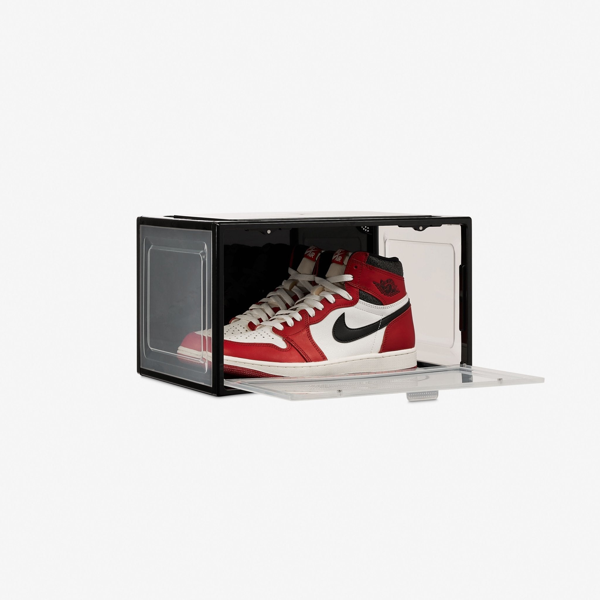 SoleCube | Black Dropside Sneaker Display Storage Box. - SoleCube
