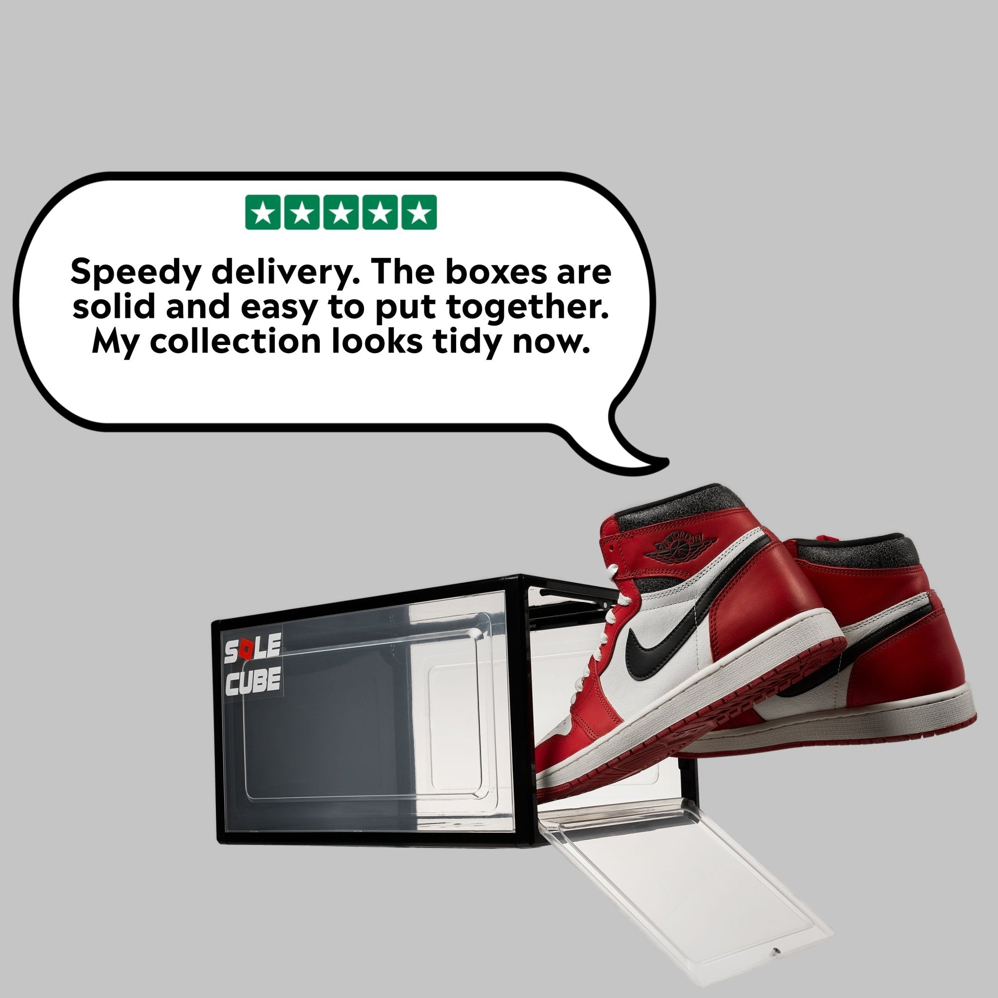 SoleCube Stackable Shoe Display Box - SoleCube